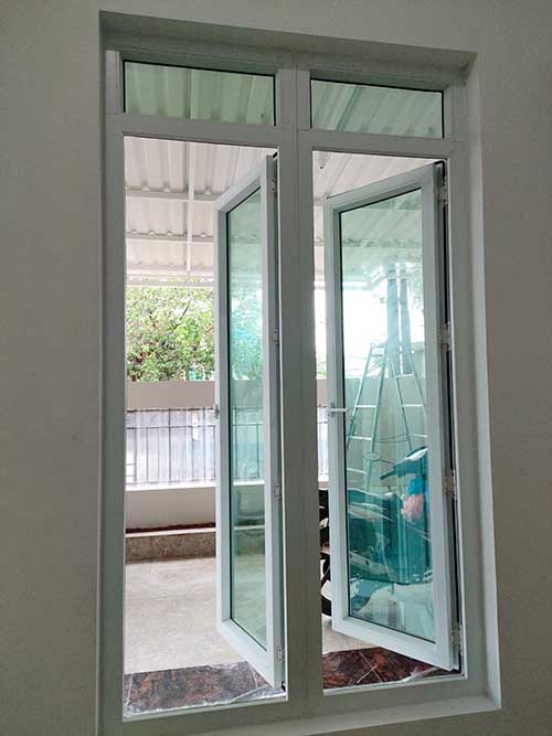 Jendela swing upvc conch